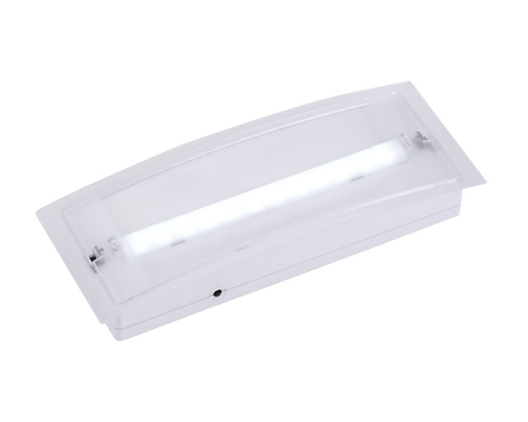 LE513AD Slim Type Ánh sáng khẩn cấp với hình dạng giống như bồn tắm