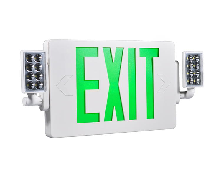 Đèn thoát hiểm khẩn cấp Jlecd2gw-Green với đầu đèn LED