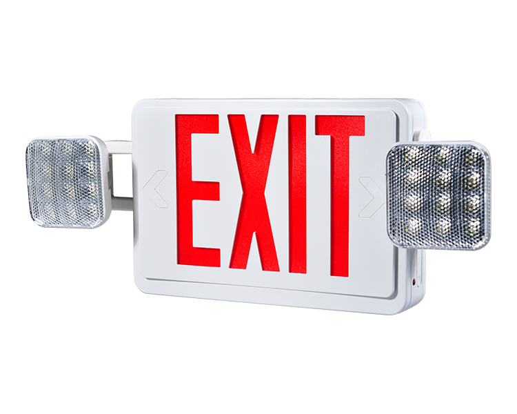 JLEC2BCW-BI-COLOR LED COMBO Dấu hiệu thoát hiểm với đầu LED