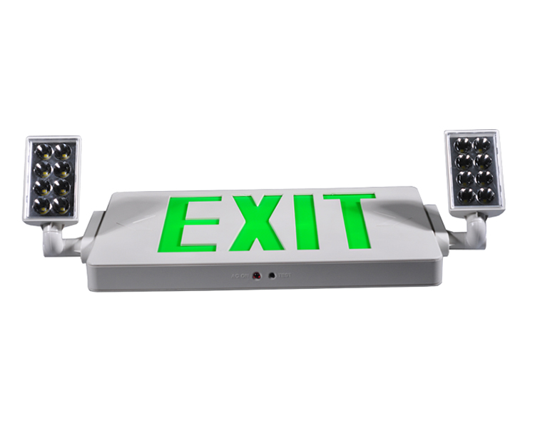 Đèn thoát hiểm khẩn cấp Jlecd2gw-Green với đầu đèn LED