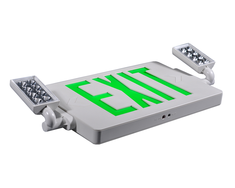 Đèn thoát hiểm khẩn cấp Jlecd2gw-Green với đầu đèn LED