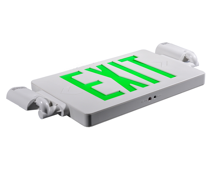 Đèn thoát hiểm khẩn cấp Jlecd2gw-Green với đầu đèn LED