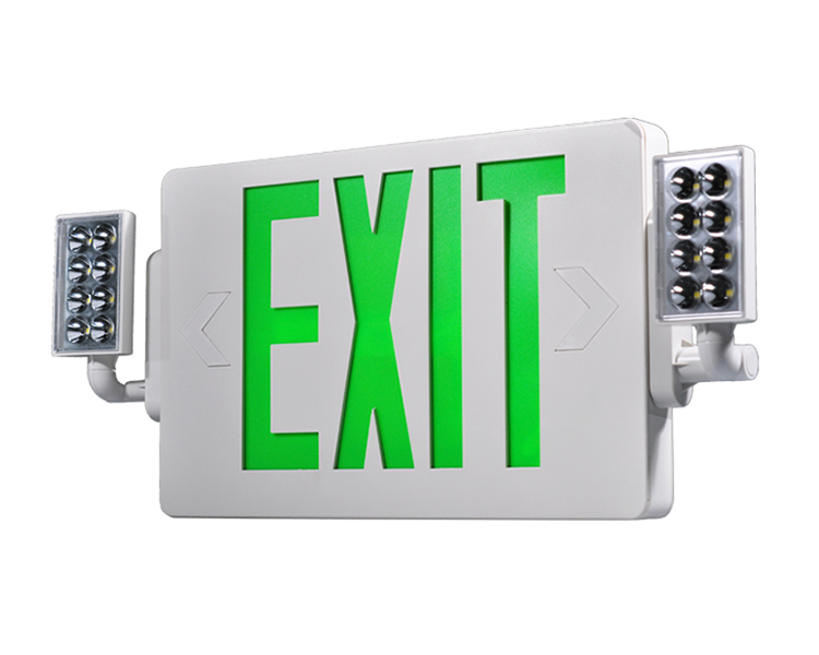 Đèn thoát hiểm khẩn cấp Jlecd2gw-Green với đầu đèn LED