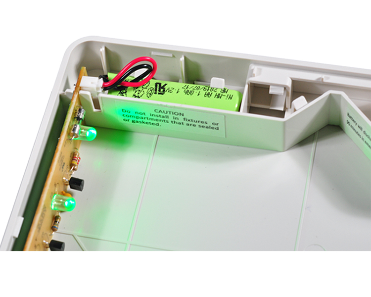 Jleed2gwem-ultra Dấu hiệu thoát hiểm màu xanh lá cây tươi sáng