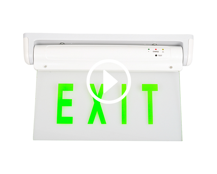 LE2912-5 hoặc 10 Dấu hiệu thoát hiểm LED màu xanh lá cây
