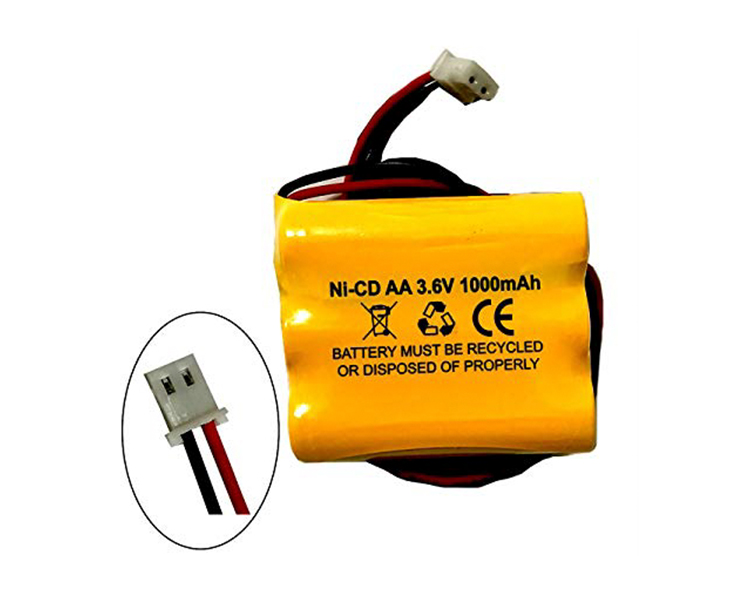 Pin Ni-CAD 3.6V 1000mah